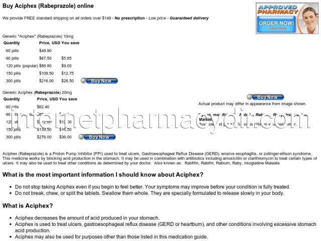 aciphex.dependpharm.com