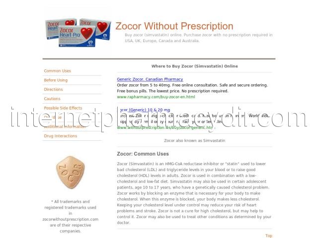 zocorwithoutprescription.com